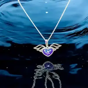 Statement memorial necklace